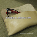 top cow leather glasses holder, simple design glasses bag